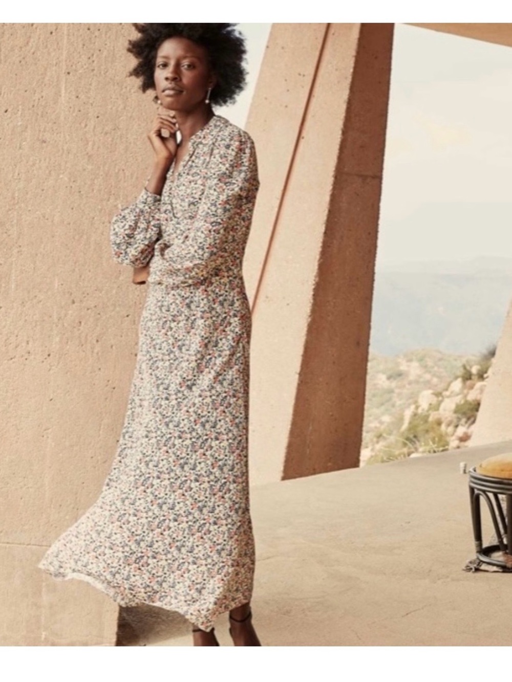 Doen Morisot Zelda Floral Maxi Dress 💐 XXS
